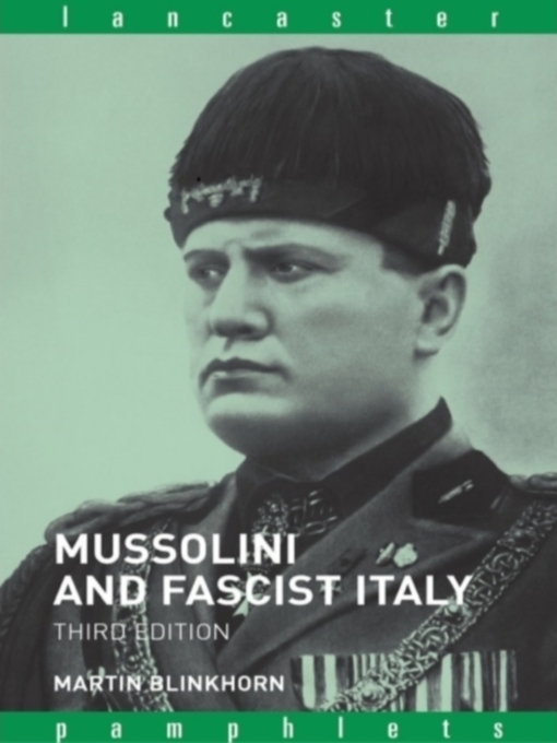 Cover image for Mussolini and Fascist Italy